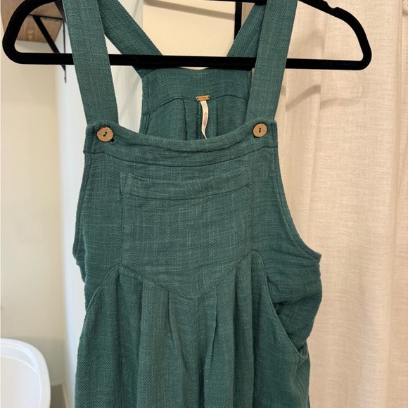 Free people sun drenched overalls bayou color - Picture 5 of 10